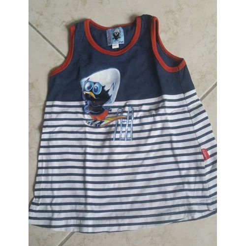 T-Shirt Calimerocoton 12 Mois Bleu
