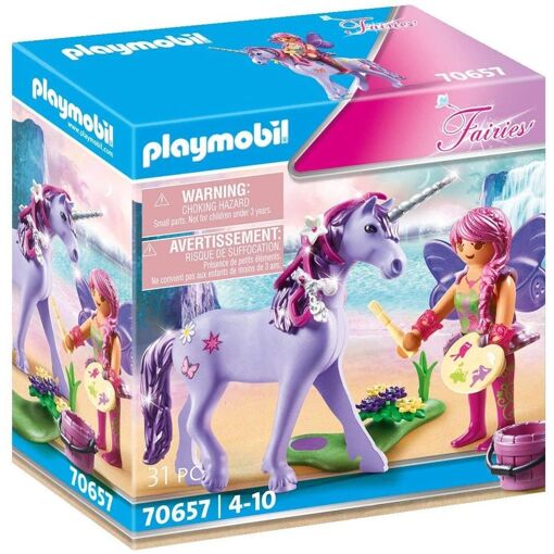 Playmobil Fairies 70657 - F�e Des Arts Avec Licorne - 2