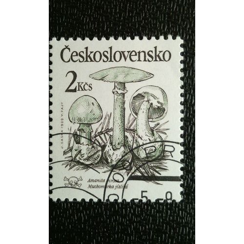 Timbre Tchécoslovaquie (Yt 2820 ) 1989 Amanita Virosa