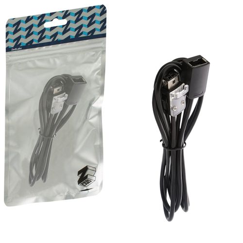 Rallonge De Câble Zedlabz De 1,8 M Pour Nintendo Nes Classic, Wii U Et Wii - Noir