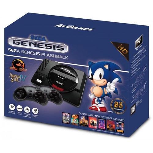 Atgames Sega Genesis Flashback - 85 Jeux Intégrés - Jeu Tv Plug-And-Play