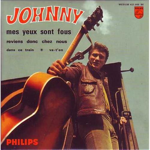 Johnny Hallyday Mes Yeux Sont Fous ( Cd Single 4titres Rare)