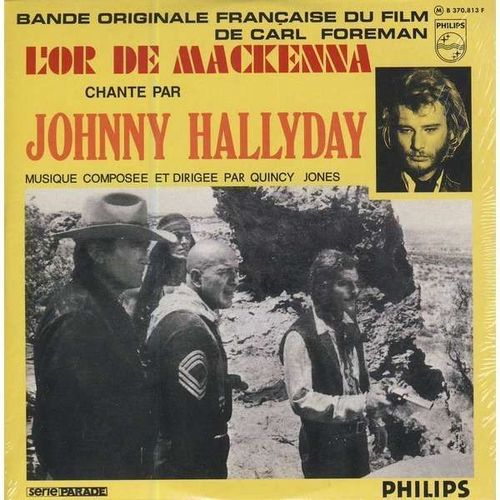 Johnny Hallyday L'or De Mackenna Bande Original De Film Cd Single Rare