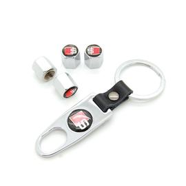 Porte-clés en fibre de carbone pour Fiat BRAVO, accessoires de