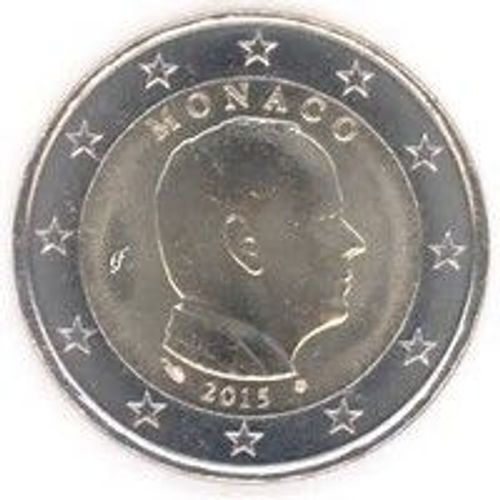 2 Euros Monaco 2015: Albert Ii 2e Carte