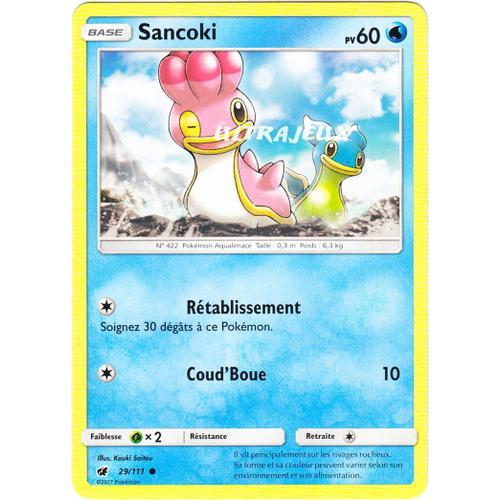 Pokémon - 29/178 - Sancoki - Sl4 - Soleil Et Lune - Invasion Carmin - Commune