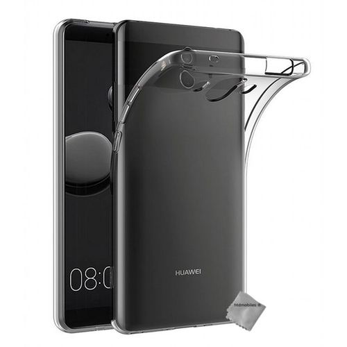 Housse Etui Coque Silicone Gel Fine Huawei Mate 10 Pro + Verre Trempe - Transparent Tpu