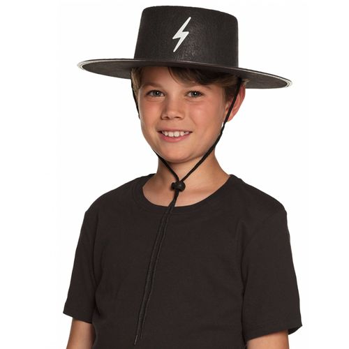 Chapeau Justicier Masqué Enfant Taille Unique