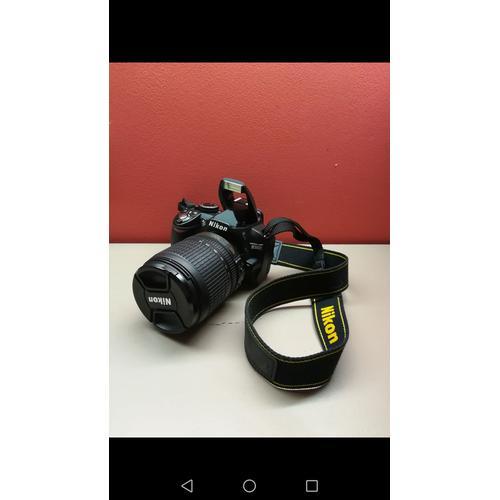Nikon D3100 14 Mpix Noir + Objectif 18-105 mm