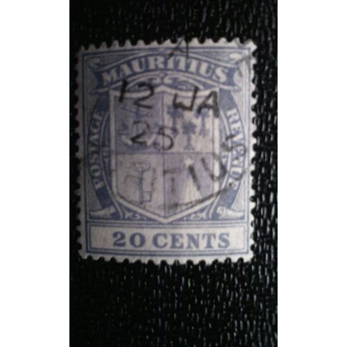 Timbre Ile Maurice (Yt 170 ) 1921 Blason