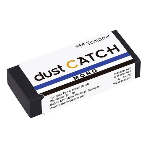 Tombow Gomme En Plastique "Mono Dust Catch" Noir