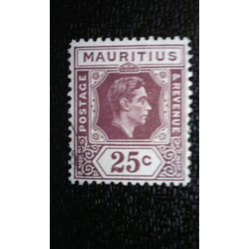 Timbre Ile Maurice (Yt 208 ) 1938 Le Roi George Vi