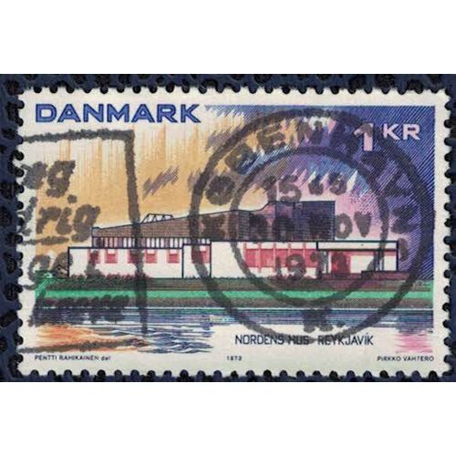 Danemark 1973 Oblitéré Used Nordens Hus Maison Nordique Reykjavik Su