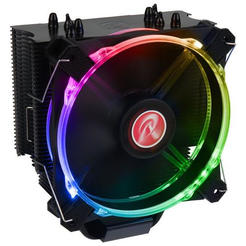 Raijintek Leto CPU-Kuhler, schwarz, RGB-LED - 120mm