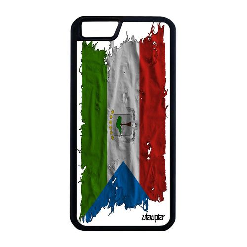 Coque Silicone Iphone 6 6s Plus Drapeau Guinee Equatoriale Guineen Tissu A Iphone 6 Plus Iphone 6s Plus
