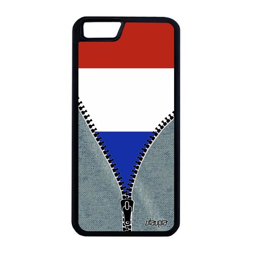 Coque Drapeau France Français Iphone 6 6s Plus Silicone Jeans Foot Jo Noir Iphone 6 Plus Iphone 6s Plus