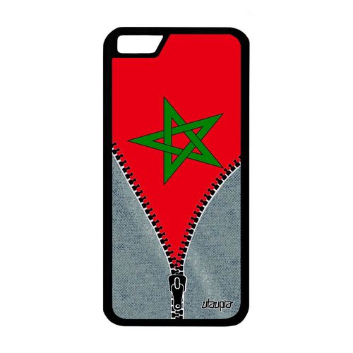 Coque Silicone Iphone 6 6s Drapeau Maroc Marocain Foot Football Souple Jo Iphone 6 Iphone 6s