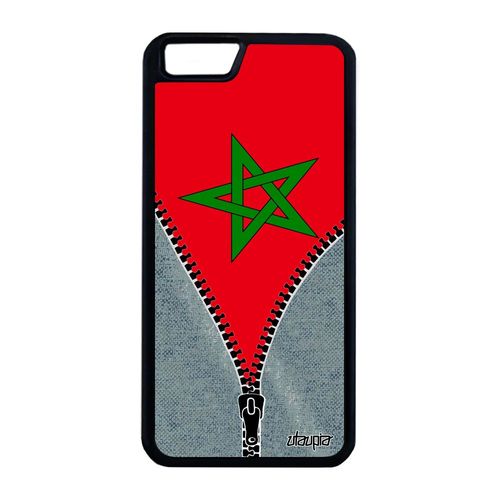 Coque De Protection Iphone 6 6s Plus Silicone Drapeau Maroc Marocain Foot Iphone 6 Plus Iphone 6s Plus