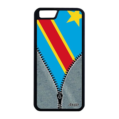 Coque Pour Iphone 6 6s Plus Silicone Drapeau Rdc Congo Kinshasa Congolais Iphone 6 Plus Iphone 6s Plus