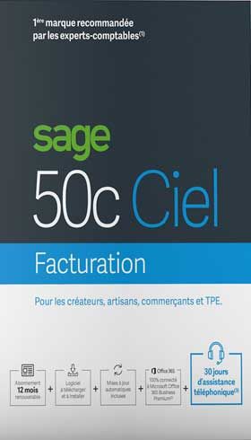 Sage 50cloud Ciel Facturation - 30 Jours Dassistance - Logiciel En Téléchargement - Pc