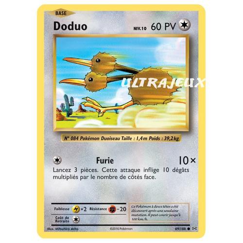 Pokémon - 69/108 - Xy - Evolutions - Doduo Niv.10 - Commune