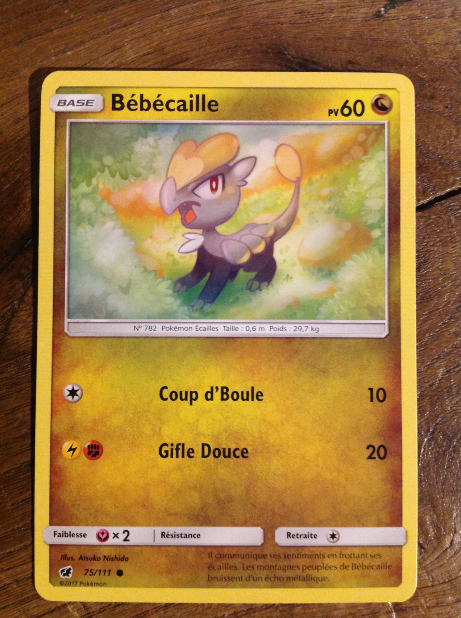 Carte Pokemon Bebecaille 75 111 Invasion Carmin Rakuten