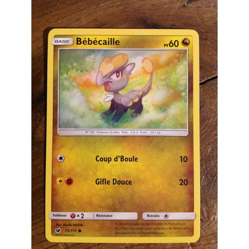 Carte Pokémon - Bébécaille - 75/111 - Invasion Carmin