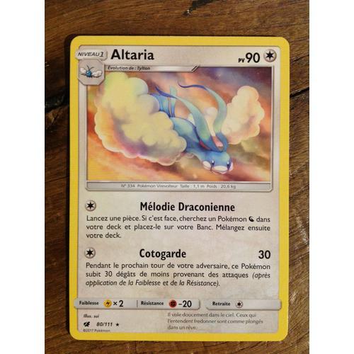 Carte Pokémon - Altaria - 80/111 - Invasion Carmin