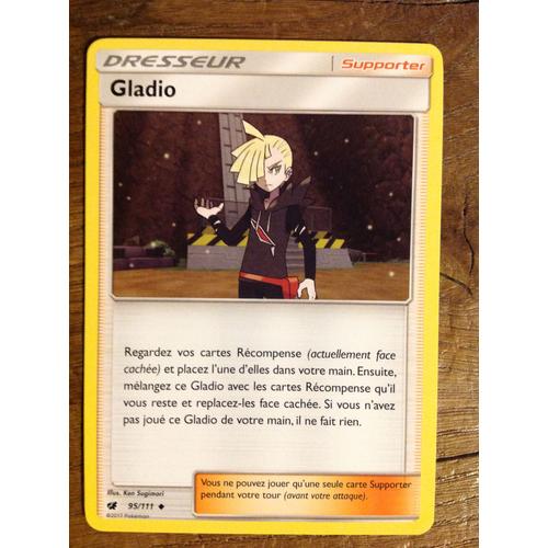 Carte Dresseur Pokémon - Gladio - 95/111 - Invasion Carmin