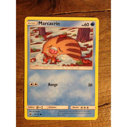 Carte Pokémon - Marcacrin - 19/111 - Invasion Carmin