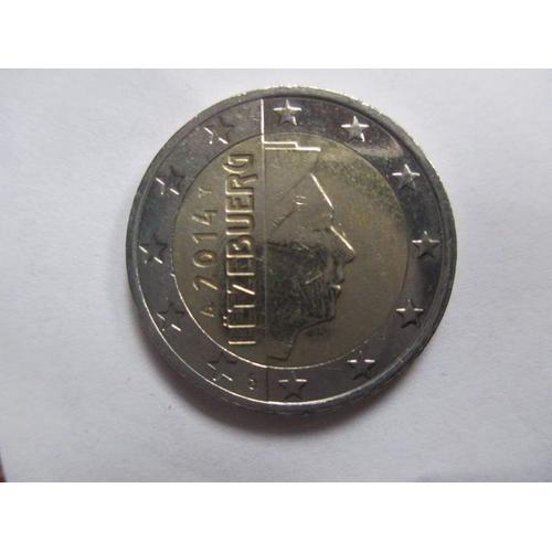 Pièce De 2 Euros Luxembourg , 2014.