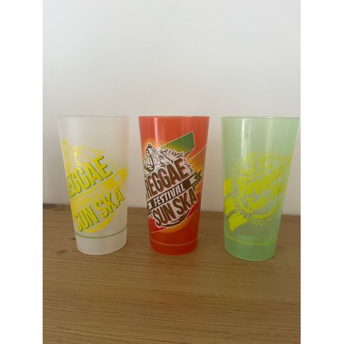 Lot 3 Gobelets Reggae Sun Ska