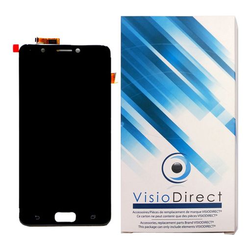 Visiodirect® Ecran Complet Pour Asus Zenfone 4 Max Zc520kl X00hd Téléphone Portable Noir Vitre Tactile + Écran Lcd