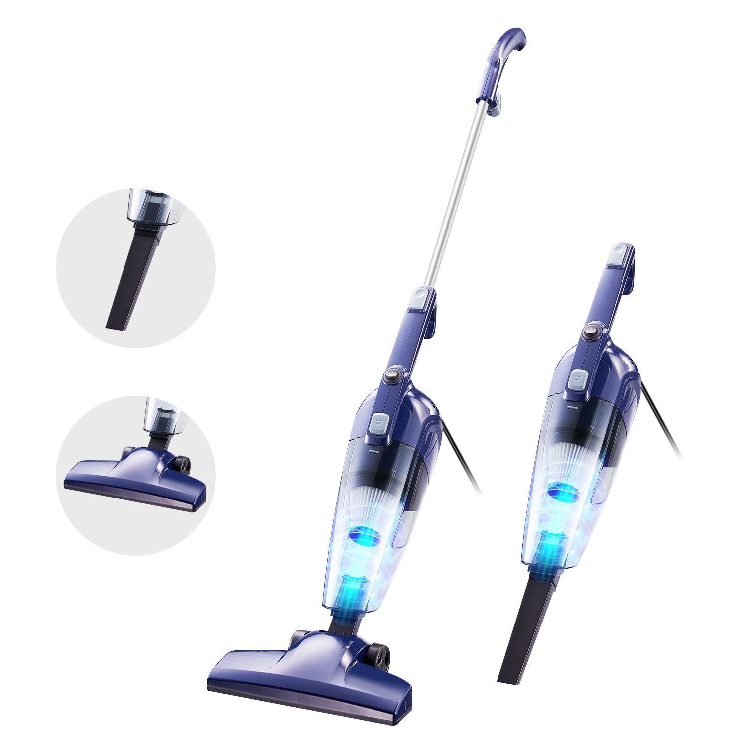 Aspirateur Balai Filaire Aspirateur Sans Sac Pour Tapis MONMECD