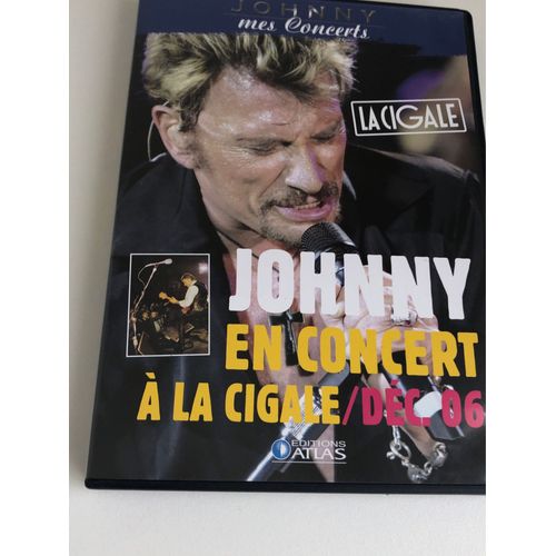 Dvd Johnny Hallyday En Concert A La Cigale / Dec 06