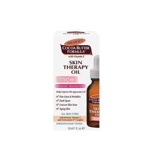 Palmer'S Formule Au Beurre De Cacao Huile De Thérapie De Peau Pour Le Visage 30ml Rosehip 