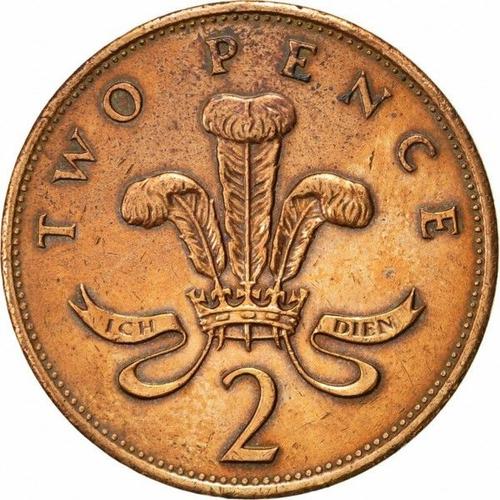 Pièce Monnaie, Grande-Bretagne, Elizabeth Ii 2 Pence - 1990