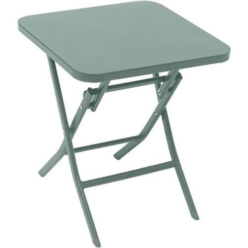 Table D'appoint Carr?e Pliante Greensboro Olive - 40 X 40 Cm