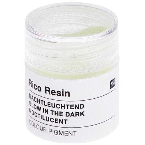 Pigments De Couleur Noctilucent Pour Résine - Pot De 3gr - Rico Design Jaune