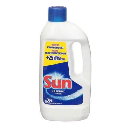 SUN Lave-vaisselle Liquide de lavage Classic standard  - 75 doses - 1.5 l