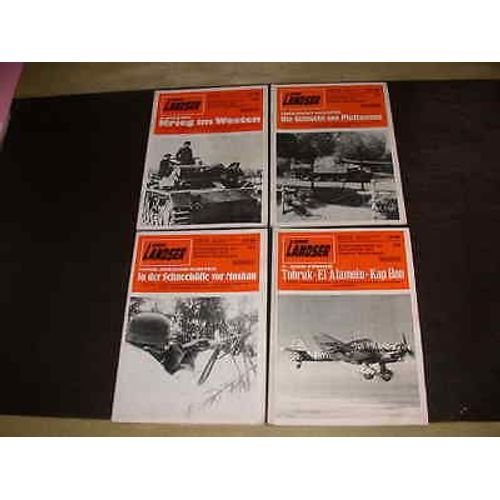 Lot De 4 Numeros De "Der Landser
