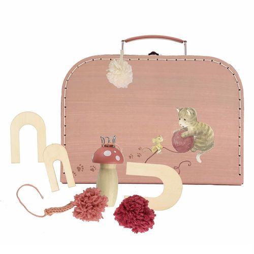 Kit De Laine - Pompons Et Tricotin