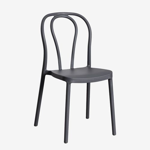 Pack De 2 Chaises De Salle À Manger Empilables Mizzi Gris Graphite