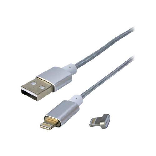 MCL - Câble Lightning - USB mâle pour Lightning mâle magnétique - 1 m