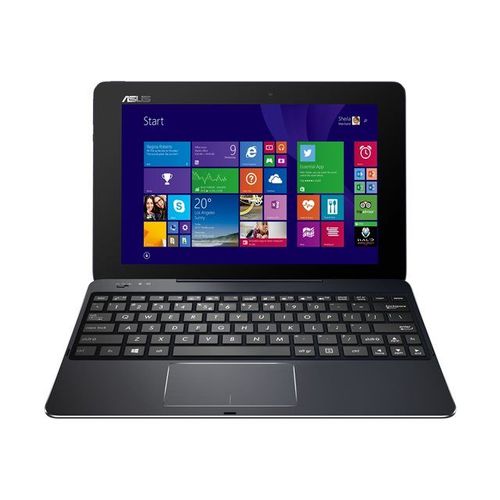 ASUS Transformer Book T100HA-FU010T - Tablette - avec socle pour clavier - Atom x5 Z8500 / 1.44 GHz - Win 10 Familiale 64 bits - 2 Go RAM - 128 Go eMMC - 10.1" écran tactile 1280 x 800 - HD...
