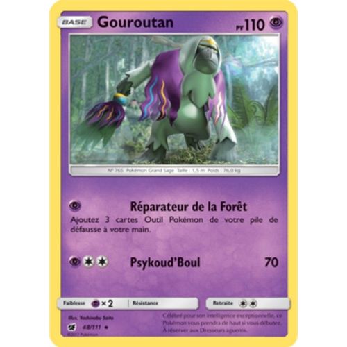 Carte Pokémon Gouroutan - 110 Pv - Soleil Et Lune Invasion Carmin - 48/111 Neuve - Fr