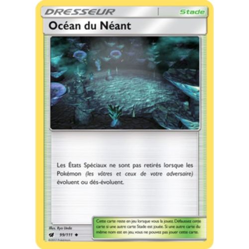Carte Pokémon Dresseur : Océan Du Néant - Soleil Et Lune Invasion Carmin - 99/111 Neuve - Fr