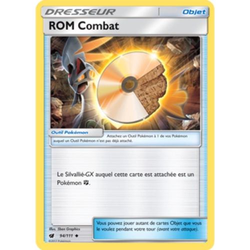 Carte Pokémon Dresseur : Rom Combat - Soleil Et Lune Invasion Carmin - 94/111 Neuve - Fr