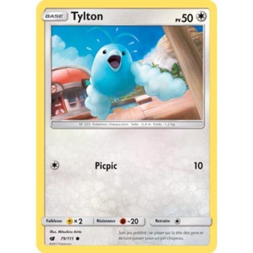 Carte Pokémon Tylton - 50 Pv - Soleil Et Lune Invasion Carmin - 79/111 Neuve - Fr