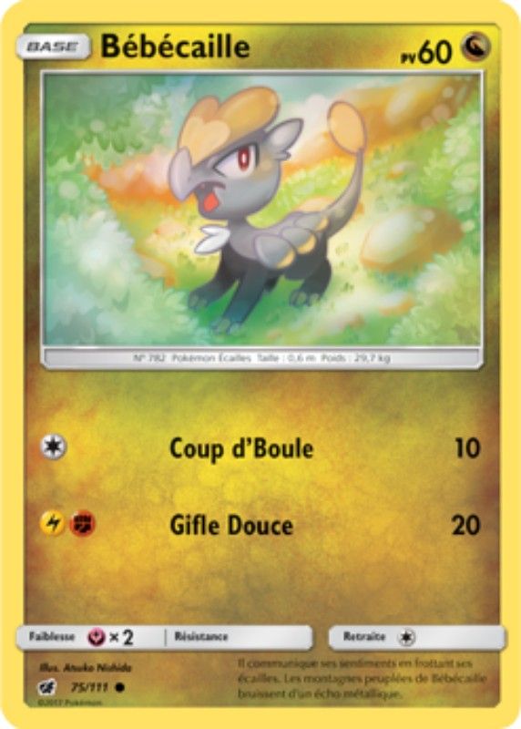 Carte Pokemon Bebecaille 60 Pv Soleil Et Lune Invasion Carmin 75 111 Neuve Fr Rakuten